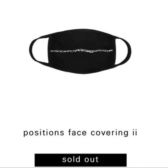 Ariana Grande | Accessories | Positions Face Mask | Poshmark display picture 1